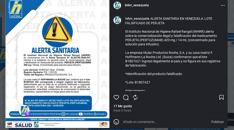 Medicinas falsas