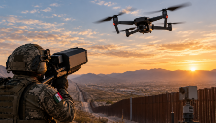 México desplegó a 800 militares en operativo antidrones en la frontera con EE. UU. 2 Dron