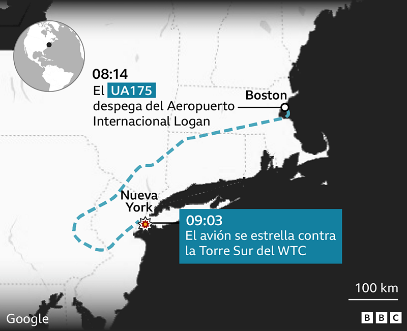 Un 11 de septiembre cambió la geopolítica y la guerra para siempre 11 UA175