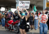 Protestas en Austin tras disparo de agente de ICE contra un migrante venezolano 5 Austin
