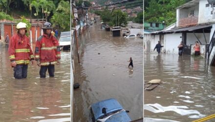 Río Guaire reportó crecida por las lluvias en cinco ocasiones durante el mes de agosto 2 Río