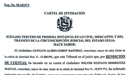 Cartel de Intimación a Gustavo Alirio Godoy Bastidas al juicio por Rendición de Cuentas 3 Captura de pantalla 2026 10 01 a las 12.16.19 p. m