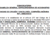 Convocatoria a la Asamblea General de Accionistas de la Unidad De Cirugía y Oncología C.A. 5 Captura de pantalla 2026 10 01 a las 16.27.35