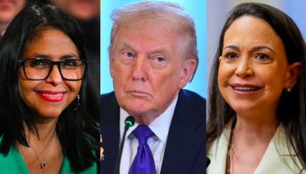 Trump: Serían interesantes unas elecciones entre Delcy Rodríguez y María Machado 4 Delcy Rodríguez, María Machado