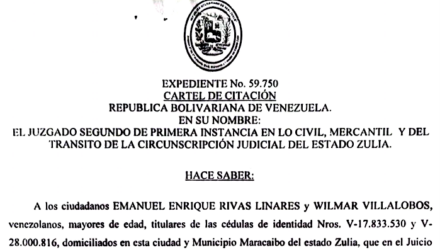 Cartel de Citación a Emanuel Enrique Rivas Linares y Wilmar Villalobos al juicio por Acción Reivindicatoria 2 Captura de pantalla 2026 10 26 a las 13.11.43