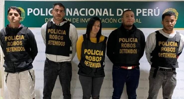 Detenidos 6 venezolanos en Perú como presuntos miembros de banda de extorsiones 1 Venezolano