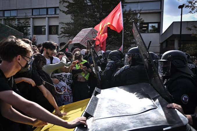 Francia protestas