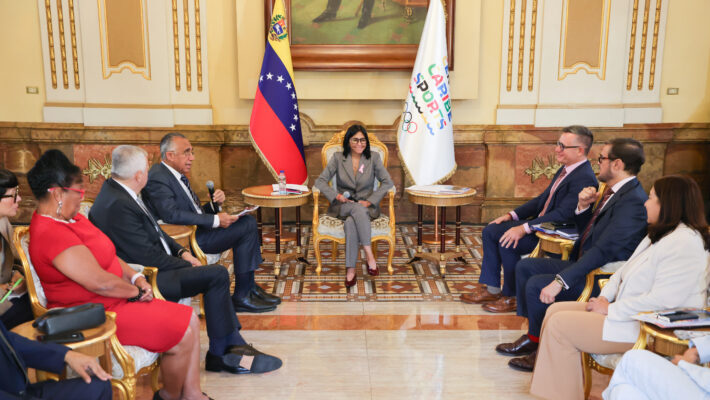 Presidenta Rodríguez postuló a Caracas como sede de los Juegos Centroamericanos y del Caribe 2030 1 Rodríguez