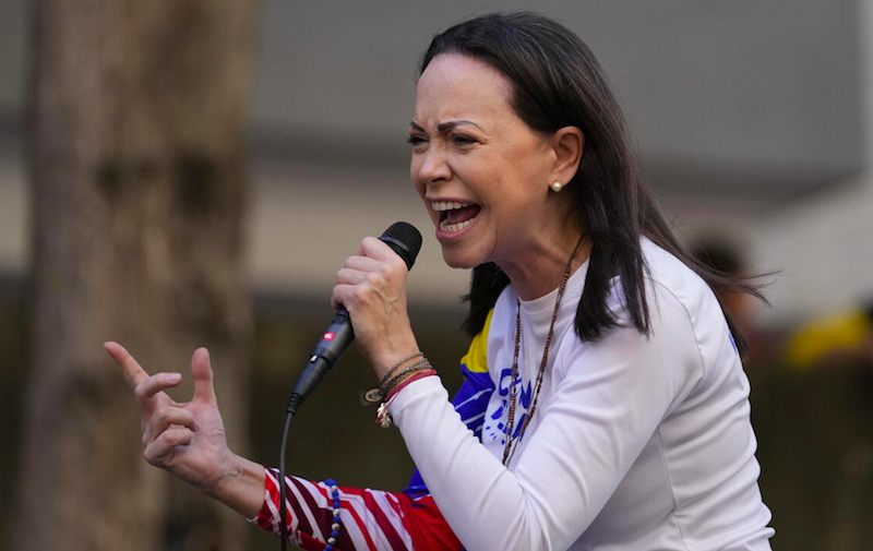 María Machado cambió su tono con Trump por el riesgo de terminar siendo prescindible 2 Maria Machado radical