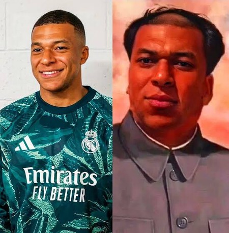 Real Madrid pidió disculpas al pueblo chino por declaraciones de Mbappé 2 Meme de Mbappe MAO
