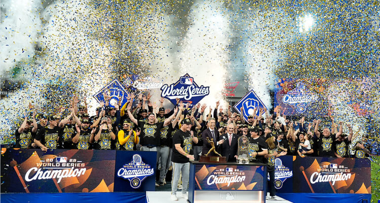 Milwaukee Brewers se llevaron la copa de campeones en la MLB 1 Milwaukee Brewers