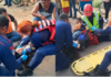 Tres personas resultaron heridas ante colisión entre camión y motocicleta en Cabimas 7 Moto