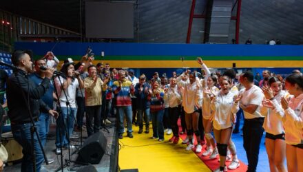 Alcalde Di Martino acompañó al Gobernador Caldera en la reinauguración del gimnasio Belisario Aponte 3 Di Martino