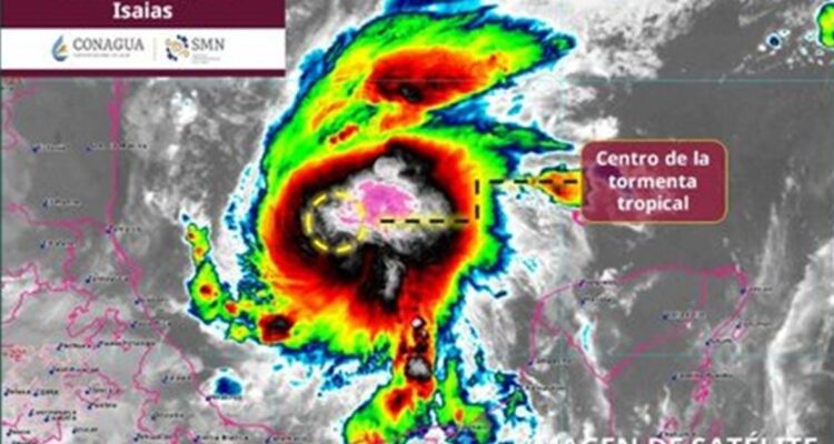 La tormenta tropical Isaias amenaza con lluvias intensas en el sureste de México 1 Isaias