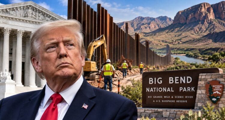 Trump solicitó al Supremo reanudar la construcción del muro fronterizo en Texas 1 Trump