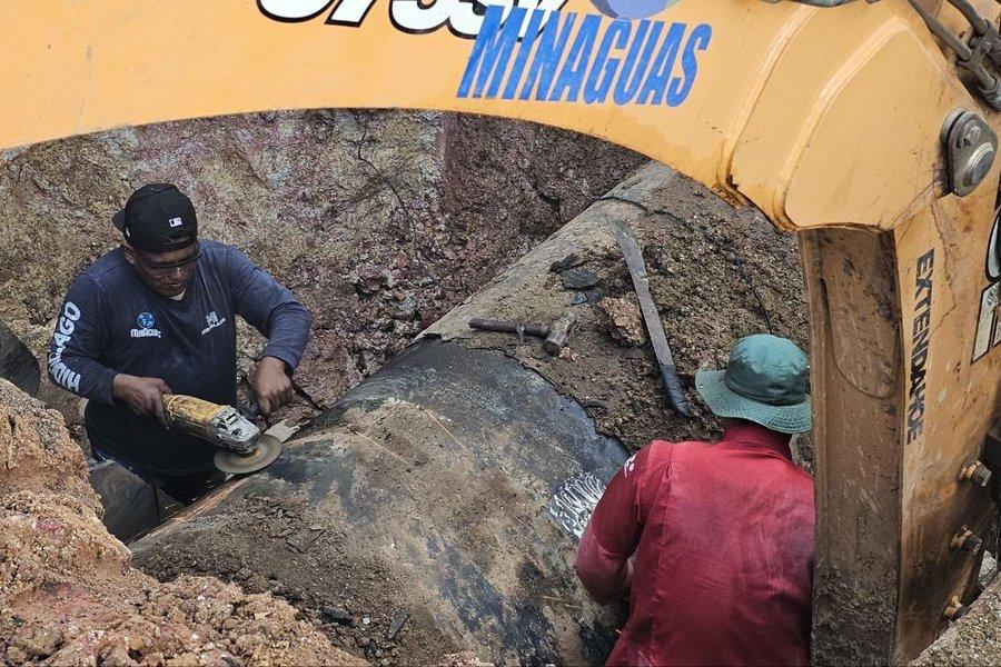 MinAguas realizó mantenimiento correctivo en tubería de agua potable en Zulia 3 WhatsApp Image 2026 10 08 at 10.55.45 AM 1
