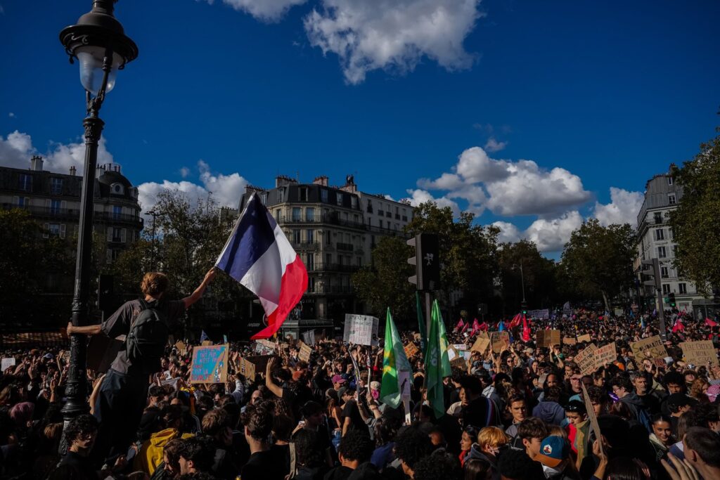 protestas estudiantiles europa francia
